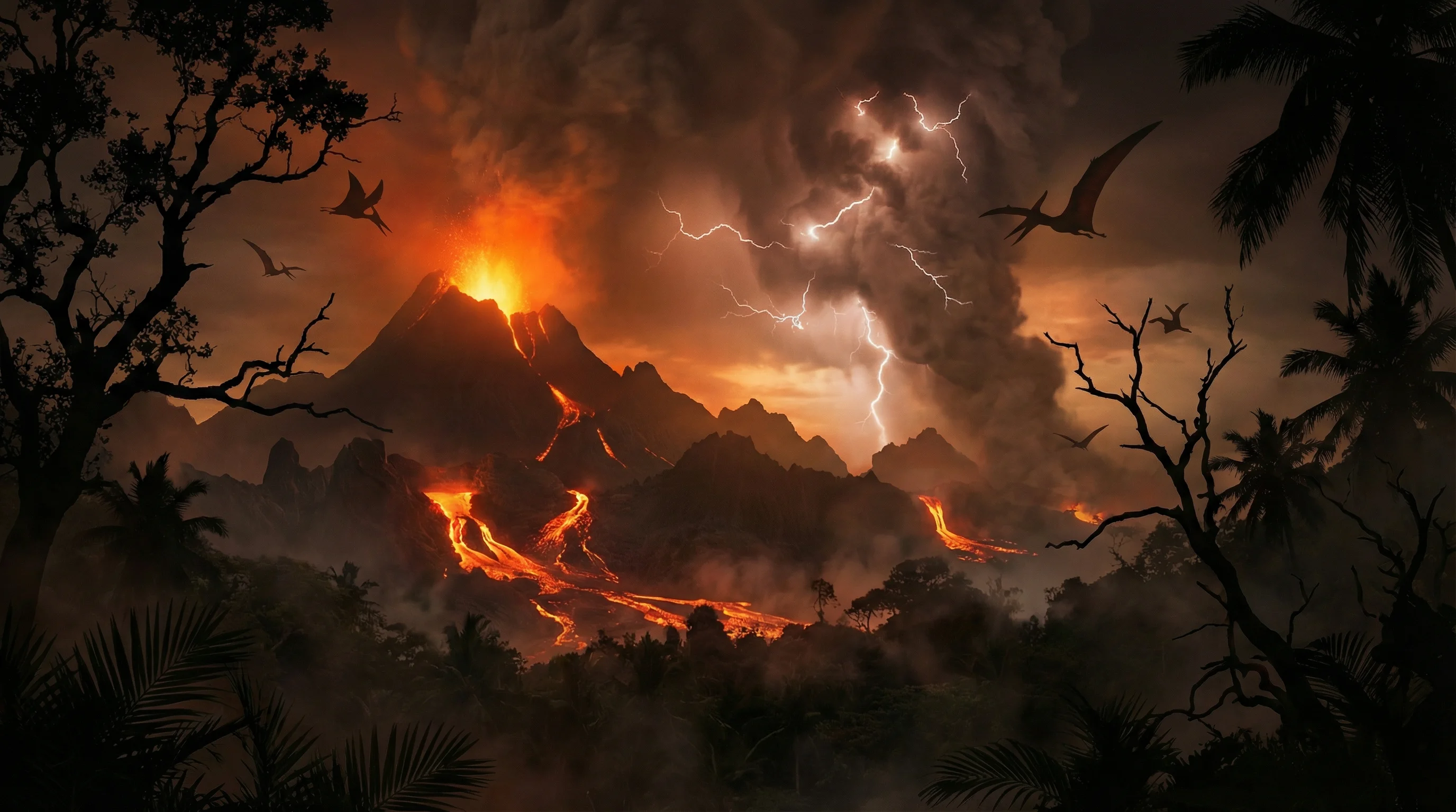 侏罗纪火山岛上的活火山，预示着 84棋牌 的火山赌注挑战